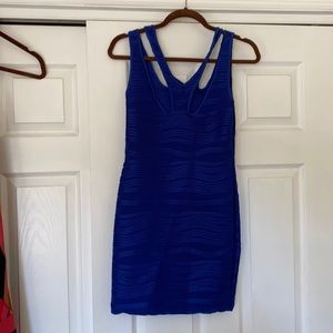 Royal blue dress